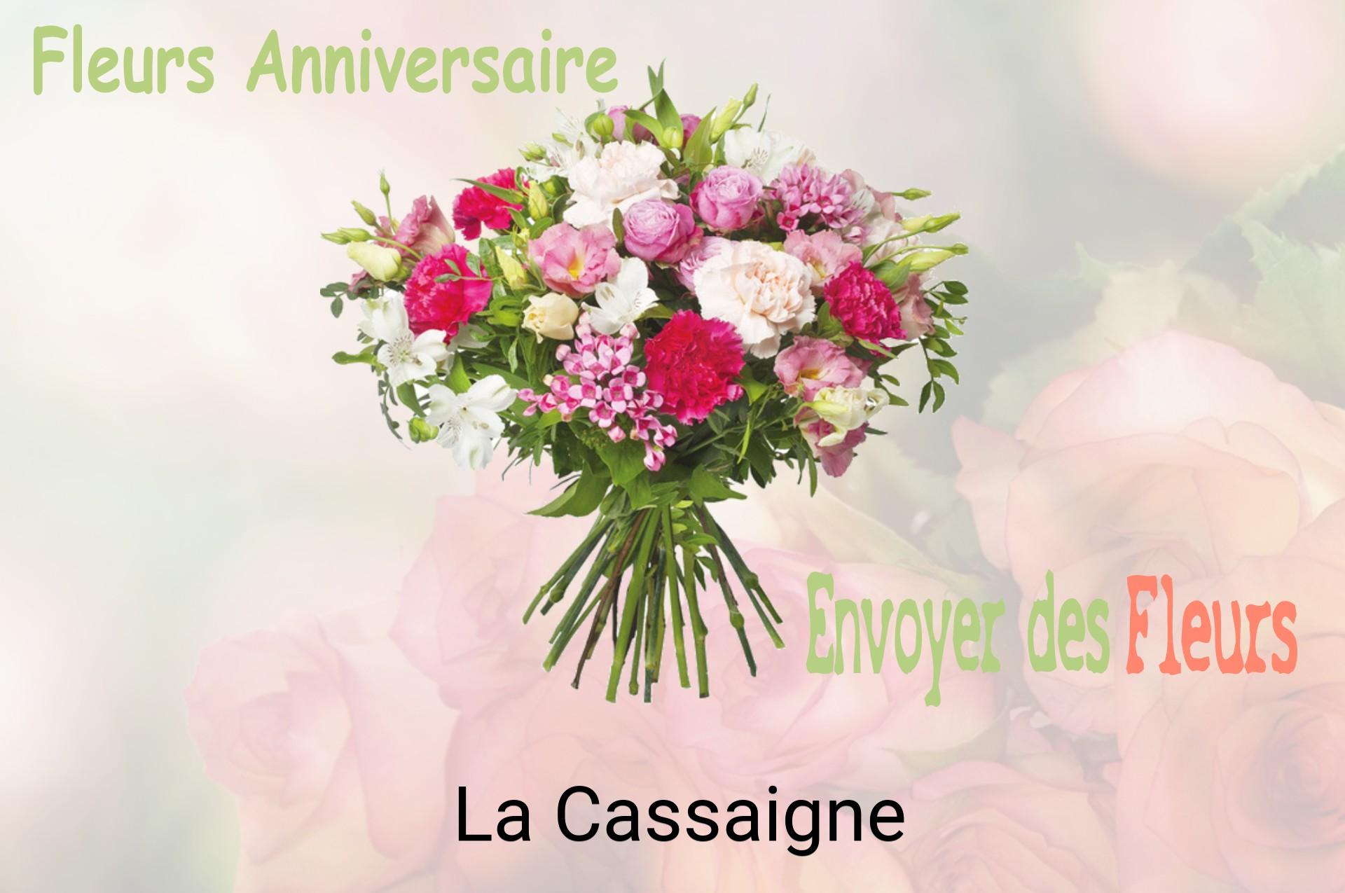 Bouquet de fleurs d’anniversaire livré à La Cassaigne